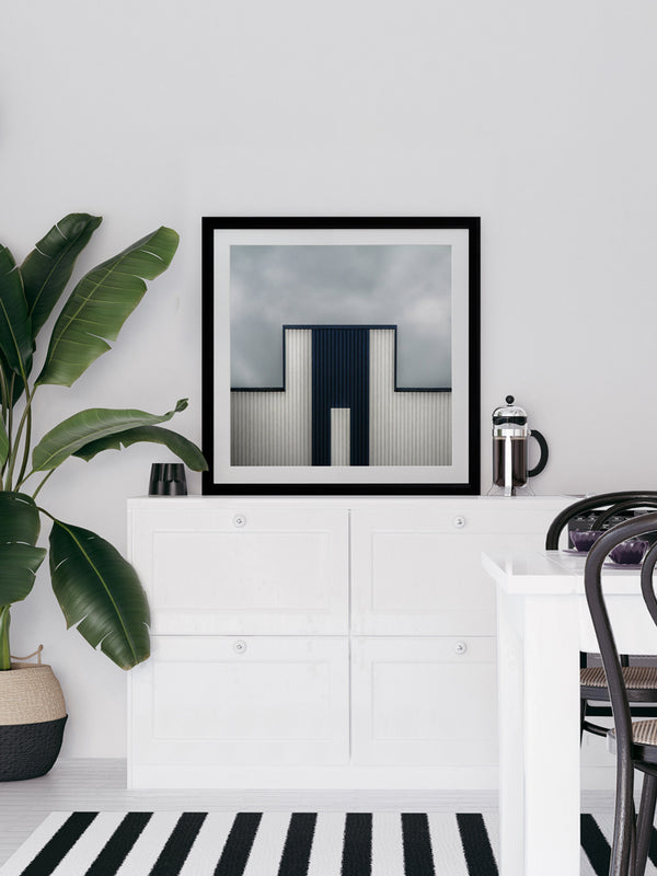 The Tetris Factory Framed Art Print | Lifestyle