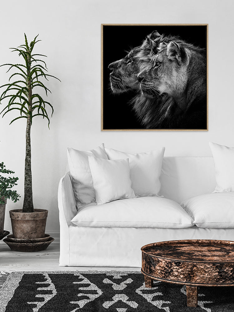 A Fierce Pairing Canvas Art Print | Lifestyle