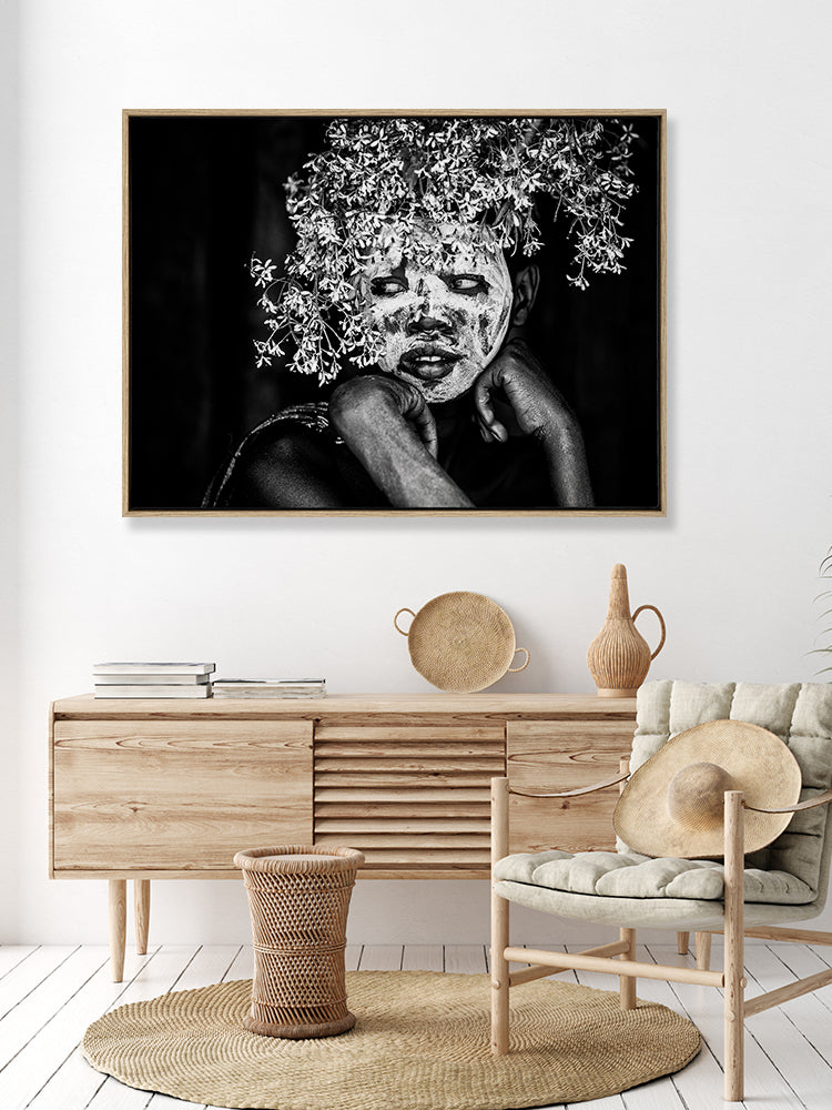 Tribal Flowers I Canvas Art Print | Lifestyle