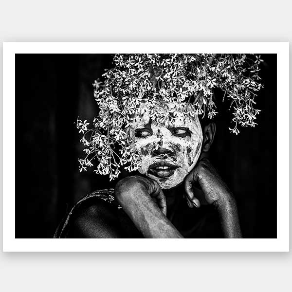 Tribal Flowers I Unframed Art Print