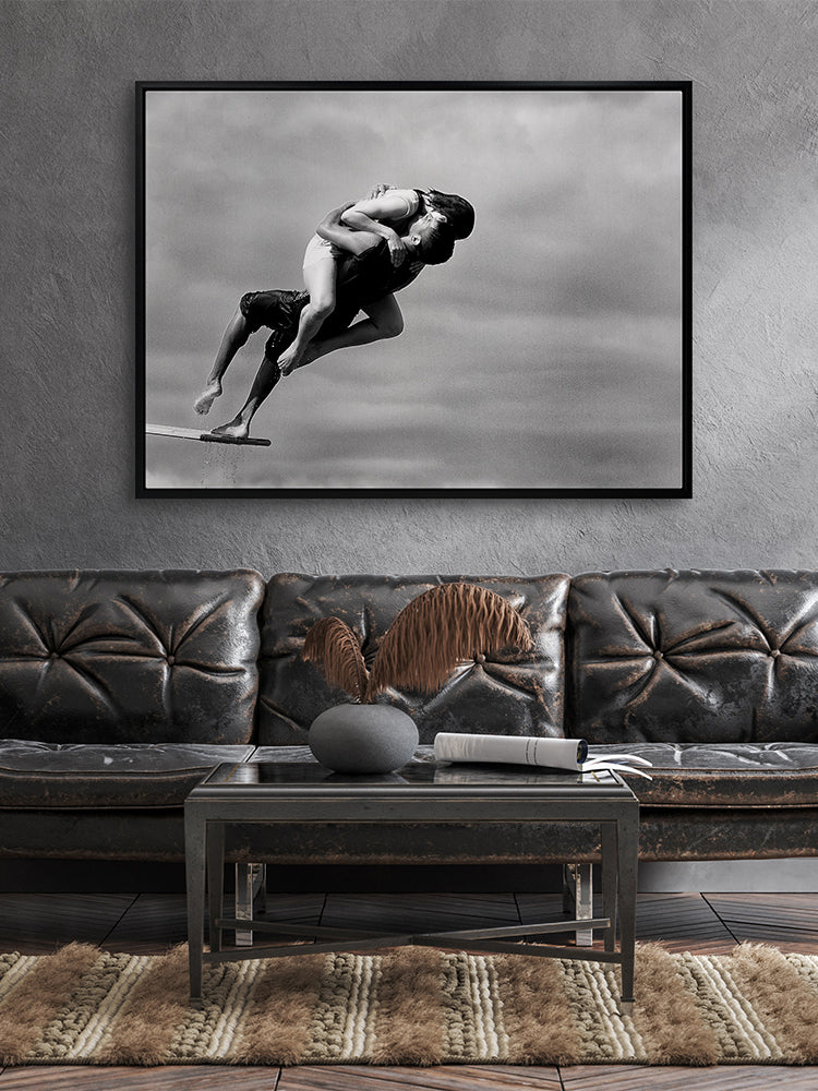 High Dive Canvas Art Print