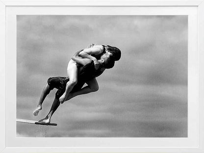 High Dive Framed Art Print