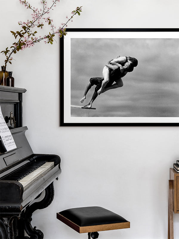 High Dive Framed Art Print | Lifestyle