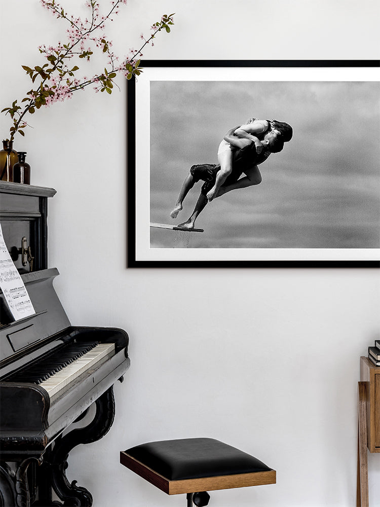 High Dive Framed Art Print | Lifestyle
