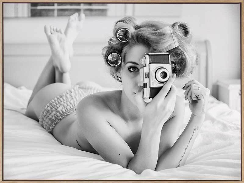 Candid Camera Canvas Art Print