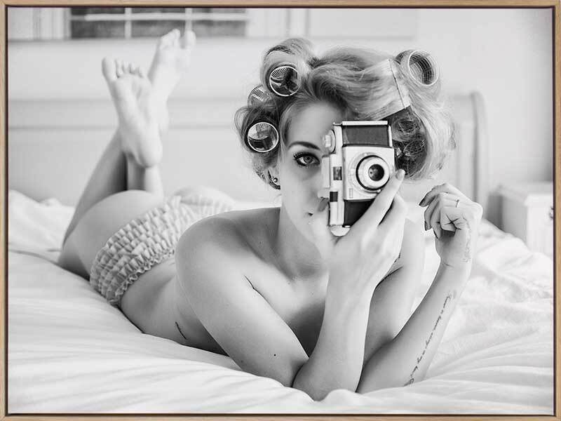 Candid Camera Canvas Art Print
