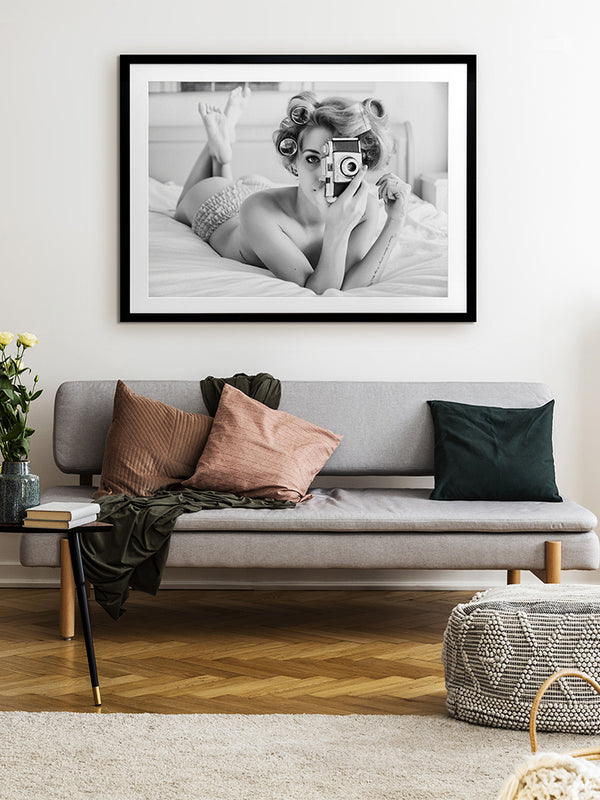 Candid Camera Framed Art Print | Lifestyle