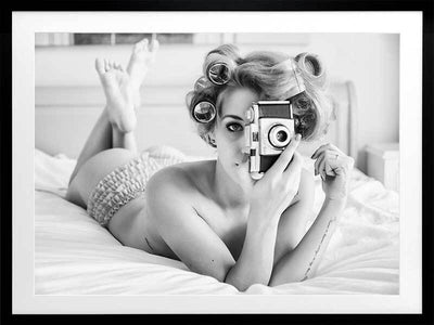 Candid Camera Framed Art Print