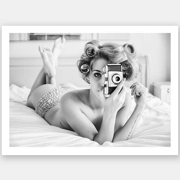 Candid Camera Unframed Art Print