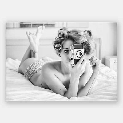 Candid Camera Unframed Art Print