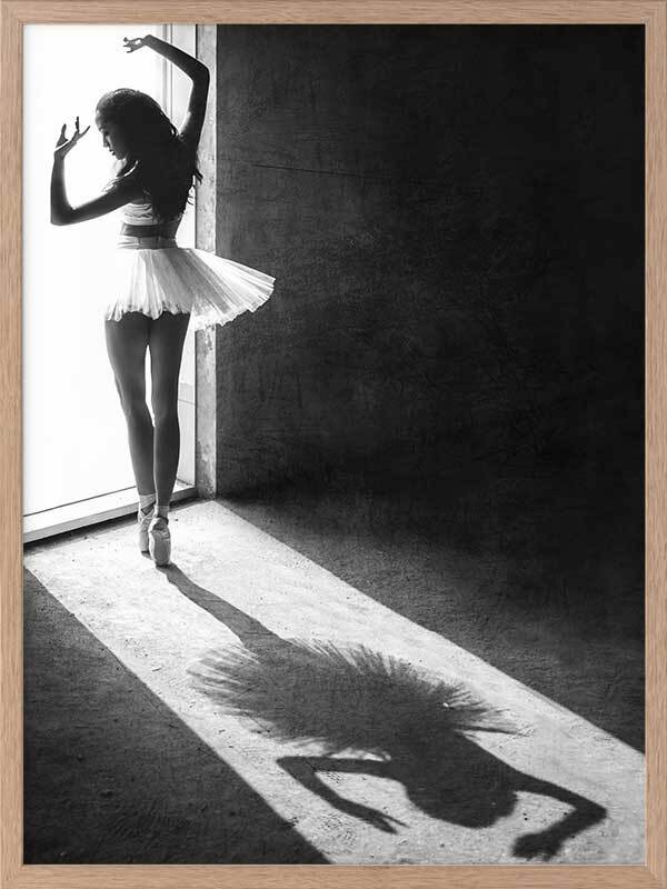 Backyard Ballet Framed Art Print