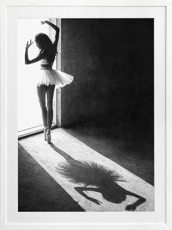 Backyard Ballet Framed Art Print