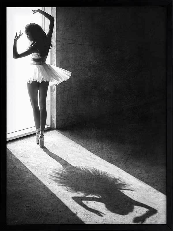 Backyard Ballet Framed Art Print