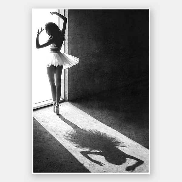 Backyard Ballet Unframed Art Print