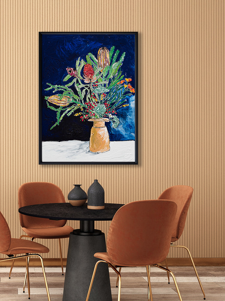 Australian Wildflower Bouquet Poster Framed Art Print | Lifestyle