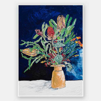 Australian Wildflower Bouquet Unframed Art Print