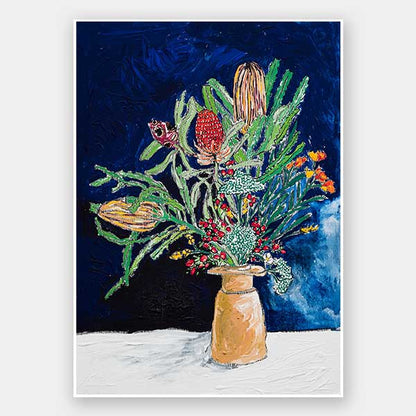 Australian Wildflower Bouquet Unframed Art Print