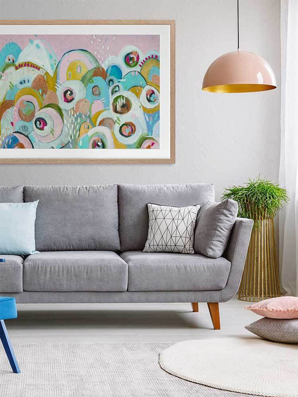 Big Blinky Framed Art Print | Lifestyle