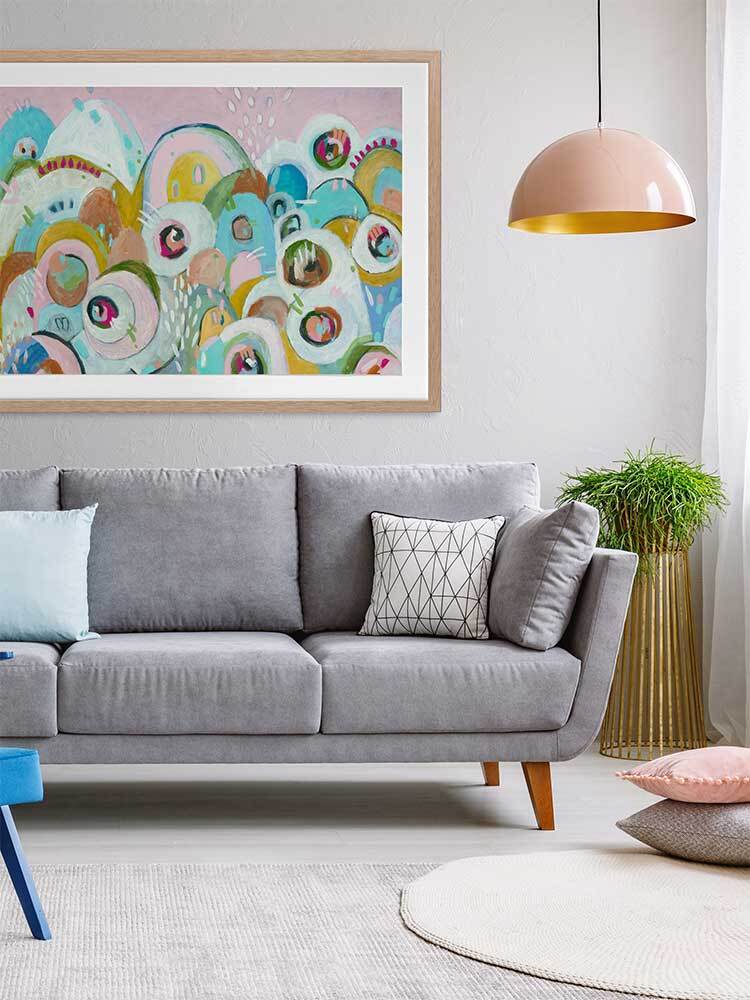 Big Blinky Framed Art Print | Lifestyle