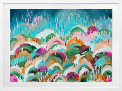 Rainbow Hills Framed Art Print