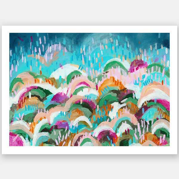 Rainbow Hills Unframed Art Print