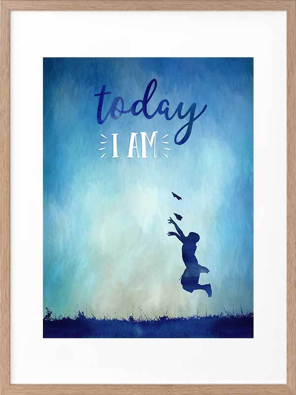 Today I Leap Framed Art Print