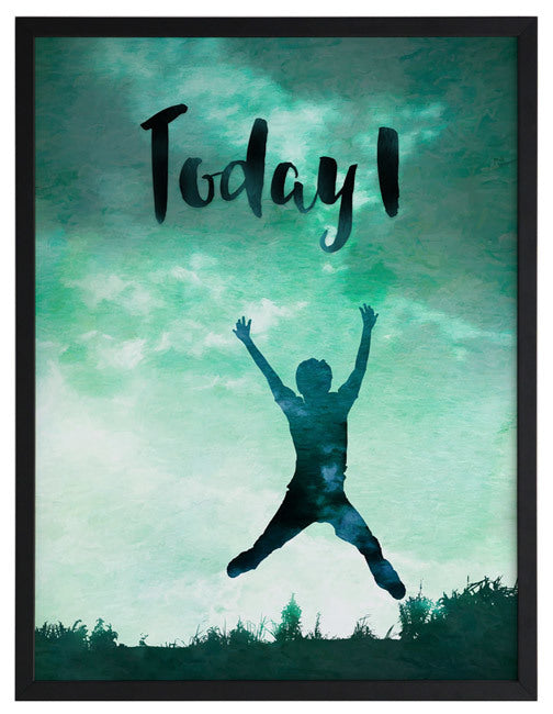 Today I Leap Framed Art Print