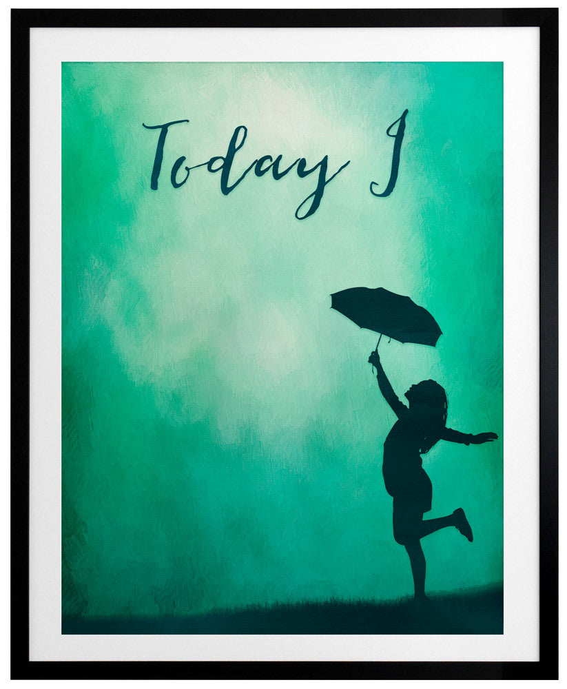 Today I Dance Framed Art Print