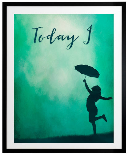 Today I Dance Framed Art Print