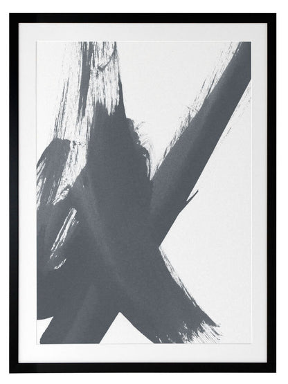 Total X - Granite Framed Art Print