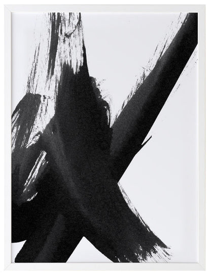 Total X - Smudge Framed Art Print