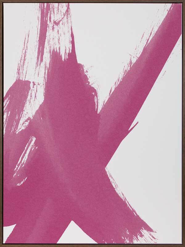 Total X - Raspberry Pop Canvas Art Print