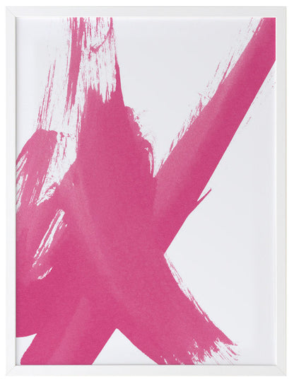 Total X - Raspberry Pop Framed Art Print