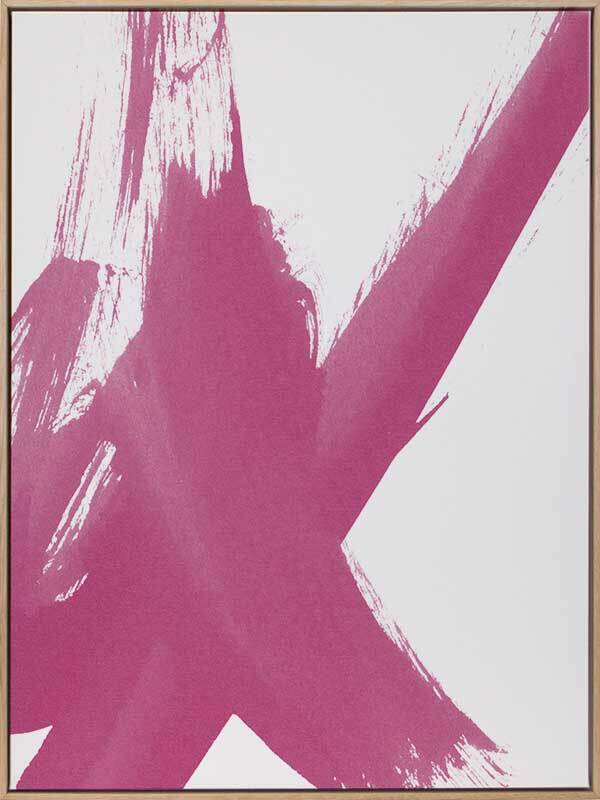 Total X - Raspberry Pop Canvas Art Print