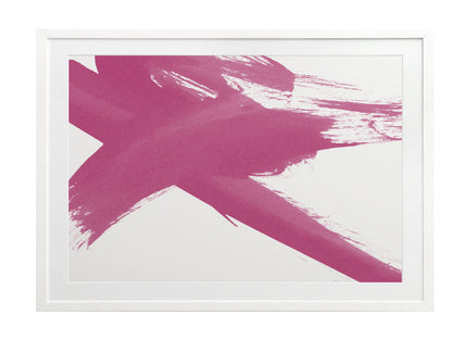 Total X - Raspberry Pop Framed Art Print