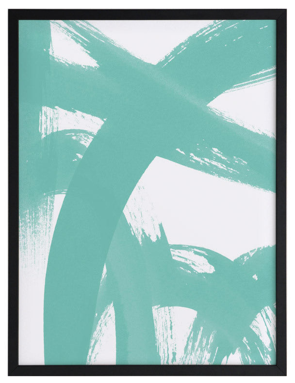 Changing Lanes - Floss Framed Art Print