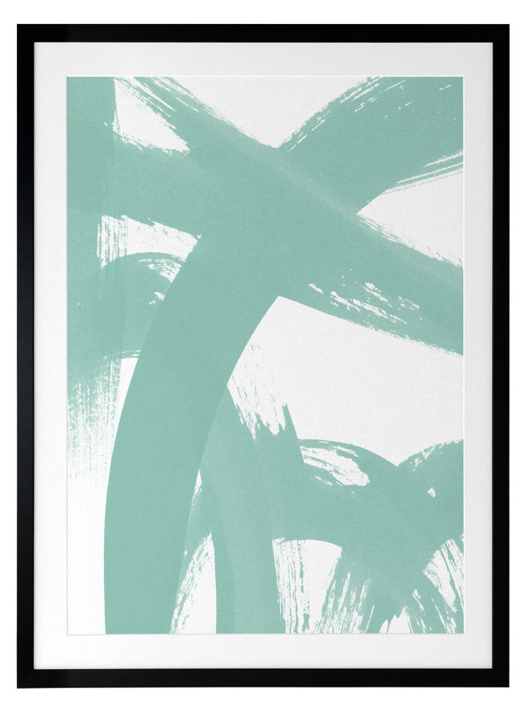 Changing Lanes - Floss Framed Art Print