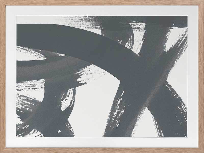 Changing Lanes - Granite Framed Art Print