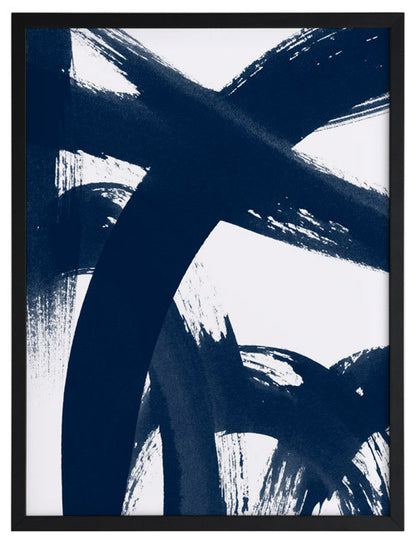 Changing Lanes - Evening Ink Framed Art Print