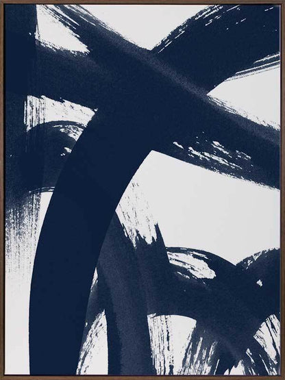 Changing Lanes - Evening Ink Canvas Art Print