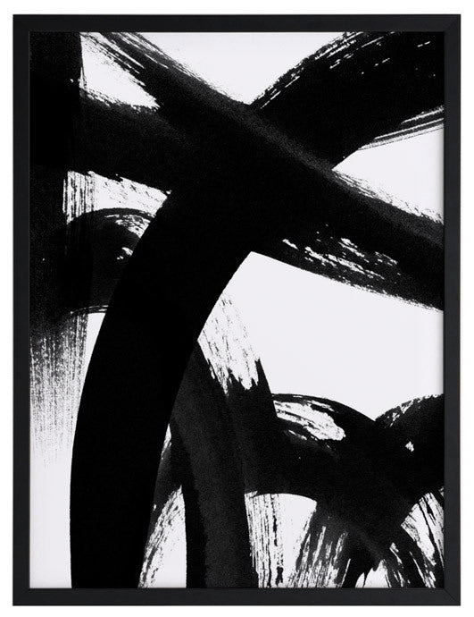 Changing Lanes - Smudge Framed Art Print