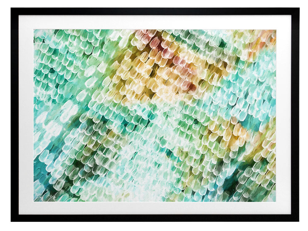 Papillon - Emerald City Framed Art Print