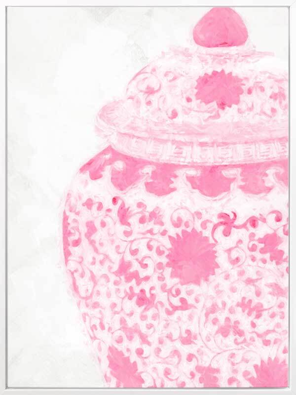 Ginger - Raspberry Cream Canvas Art Print