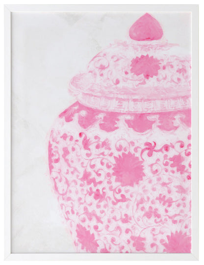 Ginger - Raspberry Cream Framed Art Print