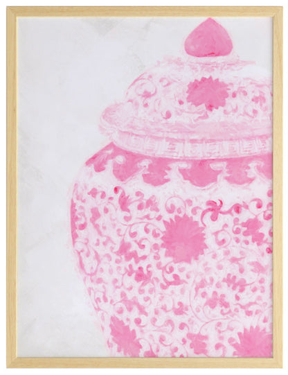 Ginger - Raspberry Cream Framed Art Print