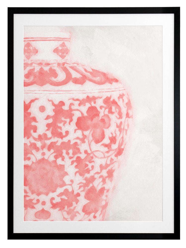 Baluster - Summer Blush Framed Art Print