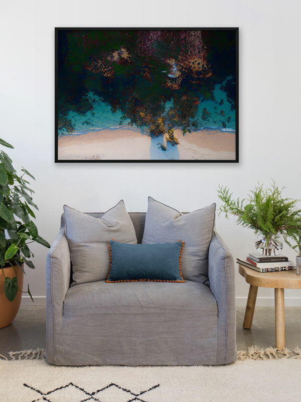 Ripple Effect Framed Art Print | Lifestyle