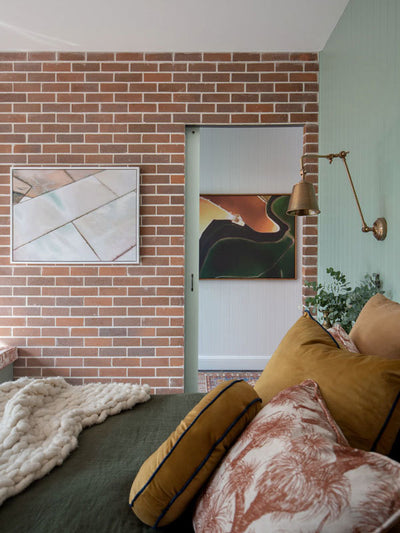 Saffron Stream Canvas Art Print | Lifestyle