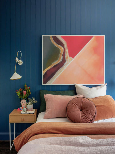 Pink Salt Canvas Art Print | Lifestyle