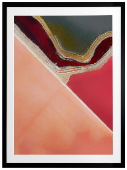 Pink Salt Framed Art Print